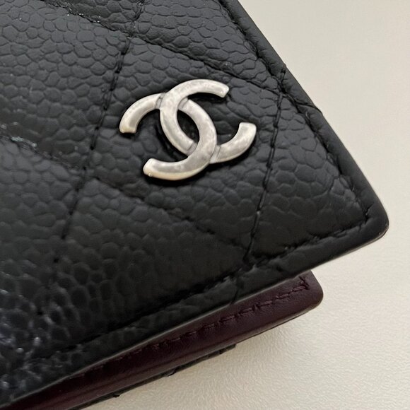 CHANEL Classic Caviar ID Bifold Card Holder Wallet - Picture 6 of 16